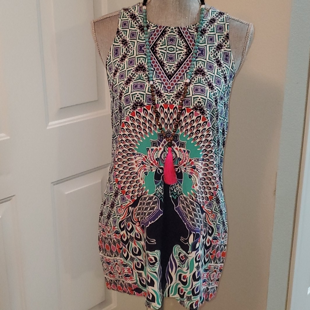 Sunny Girl Peacock Dress